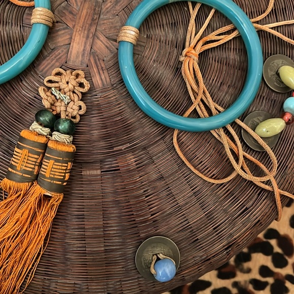 EXCELLENT CONDITION! Vintage Chinese Sewing Basket - Picture 2 of 6